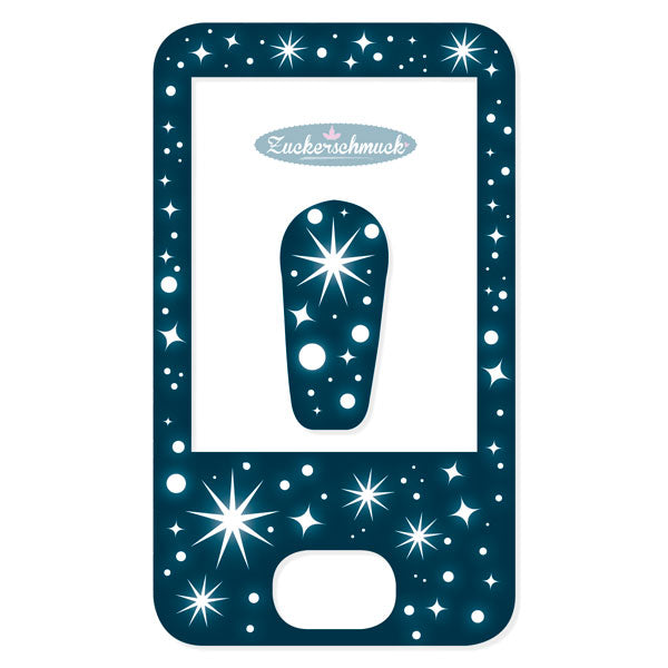 Dexcom G6 Sticker Sterne Dexcom G6 Sticker Set "Sparkling Stars"