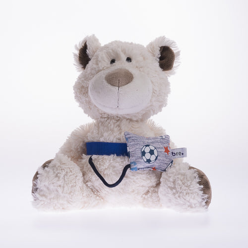 Insulin pump for the football cuddly toy