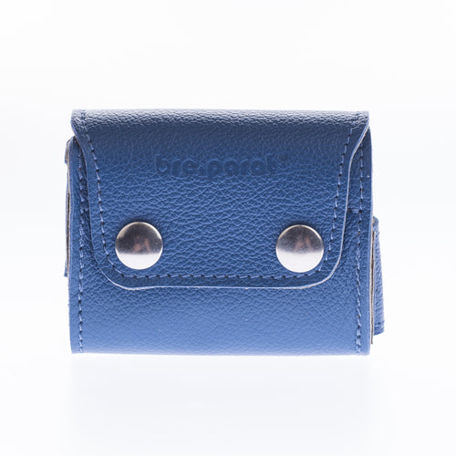 Leather case for Tandem t:slim X2 Azure Blue with clip