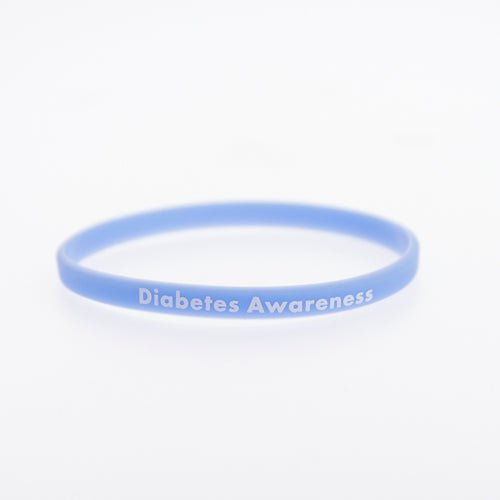 Armband "Diabetes Awareness" Iceblau