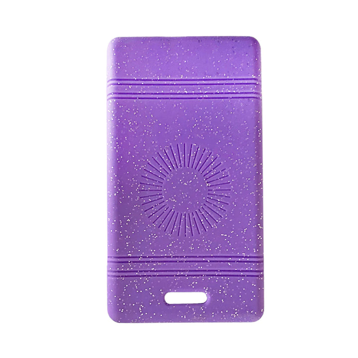 Omnipod DASH Purple Glitter Silikon Case Tasche