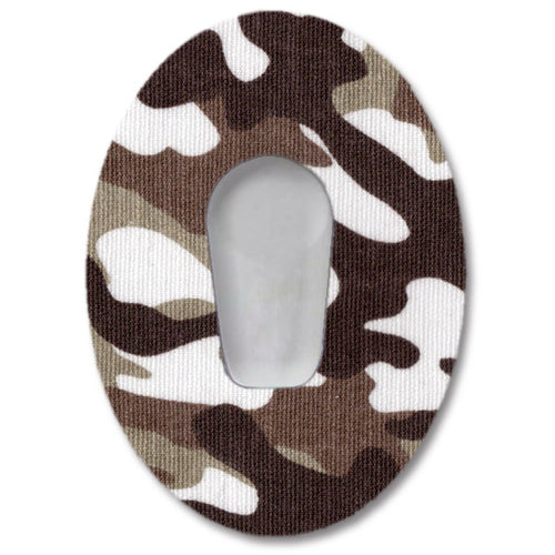 Dexcom G6 Tape Camouflage Grau