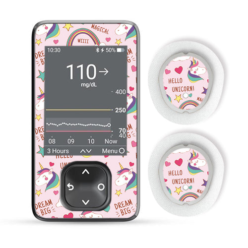 Dexcom G7 Sticker Set "Unicorn"