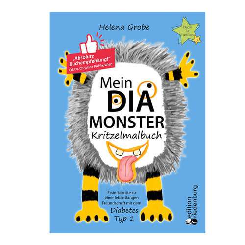 My Dia Monster Doodle Coloring Book - Diabetes Type 1 