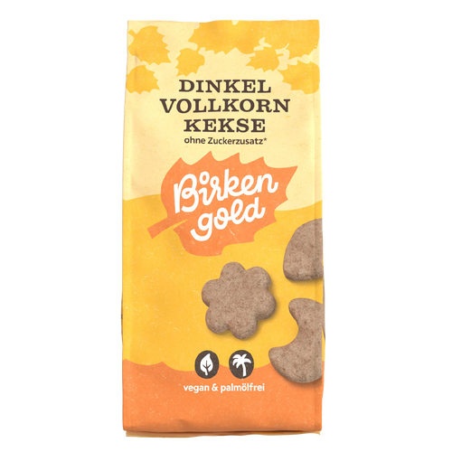 Birkengold® spelt wholemeal biscuits with xylitol 125 g - only 1.2 g carbs/biscuit