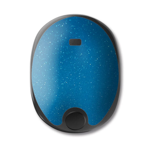 Eversense XL Transmitter Sticker "Glossy Glitter Turquoise"