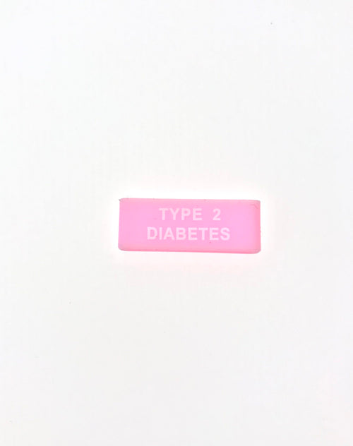 Diabetes Type 2 Alert for Watches - Pink