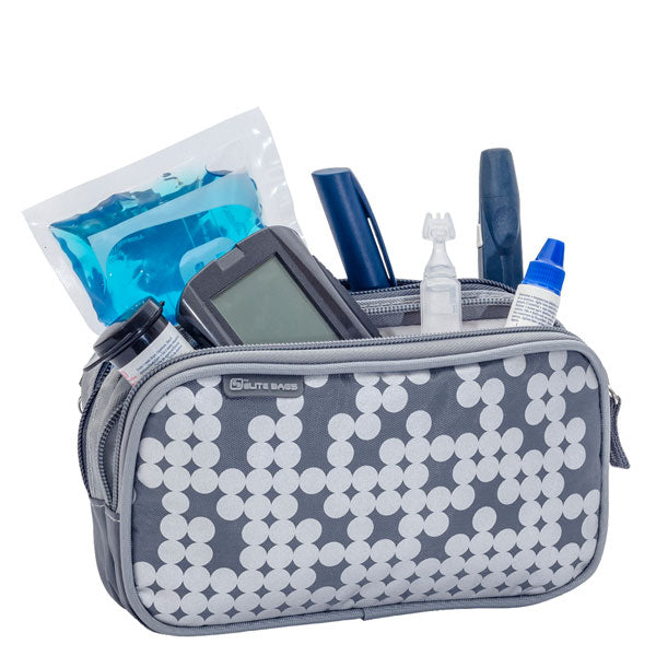 ELITE BAG Dia's Tasche Diabetestasche silber