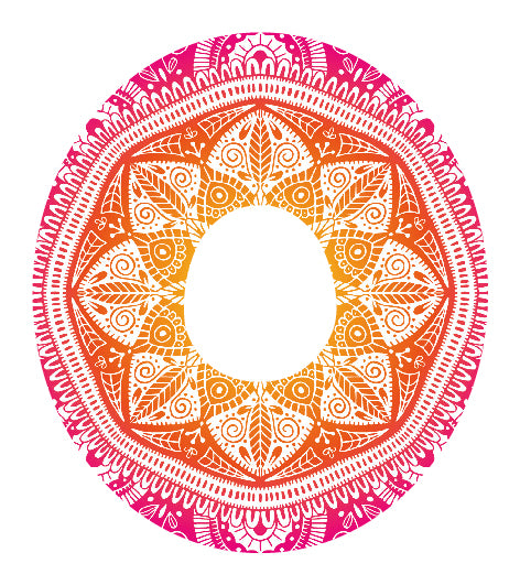 JEWELRY Tape PINK Mandala (size fits Dexcom G7)