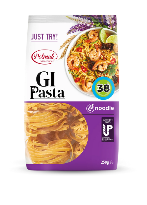 Pâtes GI PASTA TAGLIATELLE pauvres en glucides et riches en protéines, 250g