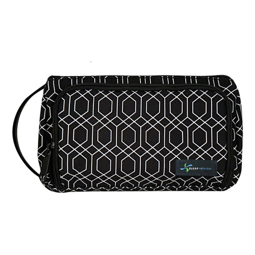 NEW !! Insulated Diabetes INSULIN PEN CASE "GEOMETRIC" (for 4 insulin pens)