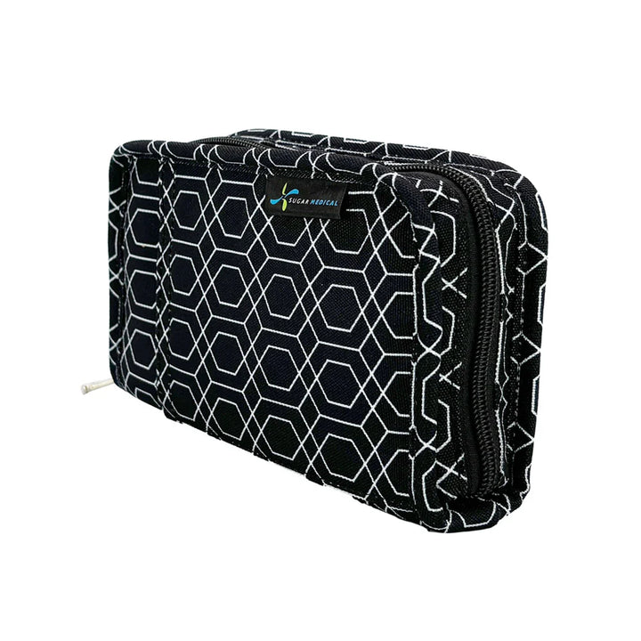 Sugar Medical Diabetes Organizer "Geometric", Zubehör-Tasche für Blutzuckermessgerät und Pen