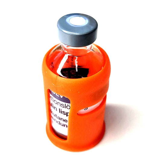 Insulin Ampullen Silikonhülle (10ml) Orange