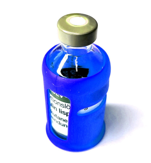 Insulin Ampullen Silikonhülle (10ml) Blau