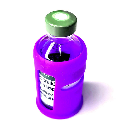 Insulin Ampoule Silicone Cover (10ml) Purple