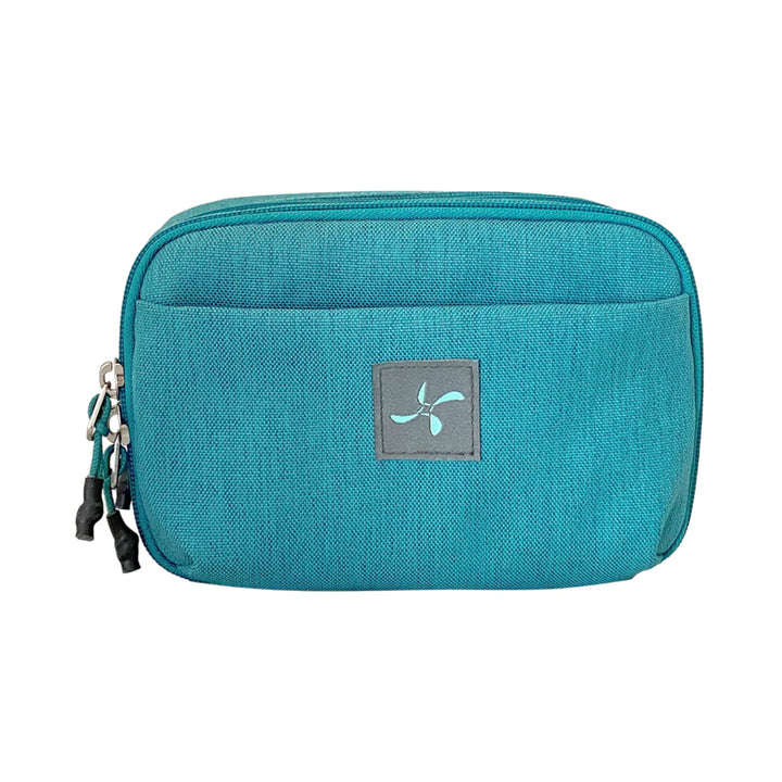 Zubehörtasche: sehr kompakt für den Diabetes Alltag, variabel nutzbar als Handtasche, über dem Körper getragen oder als Gürteltasche, abwaschbar.