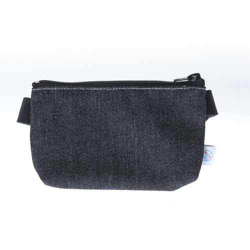 Insulinpumpen + Omnipod DASH Bauchtasche JEANS SCHWARZ mit flexiblem Gurt