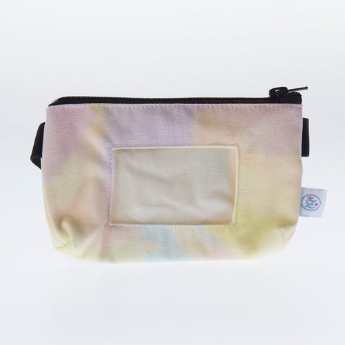 Insulin pumps + Omnipod DASH bum bag PASTELL with viewing window and flexible strap