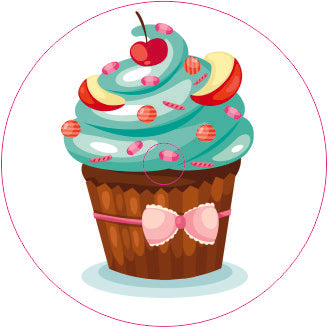 Freestyle Libre Sticker "Cupcake"