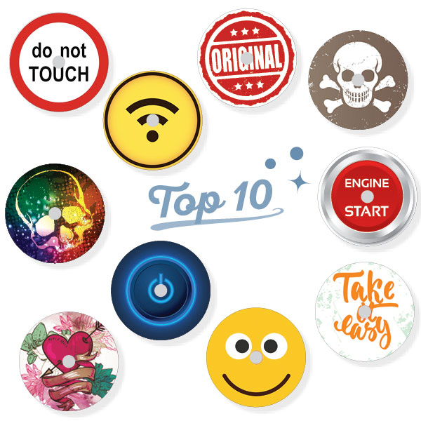 10er Libre Sticker Set Top 10