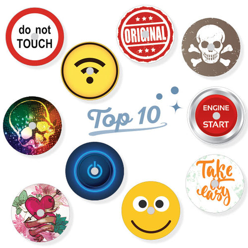 Pack of 10 Freestyle Libre Stickers "Top 10"