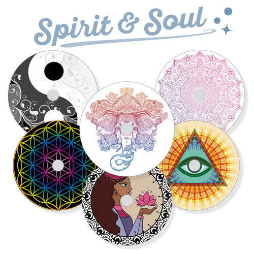 Pack of 6 Freestyle Libre Stickers "Spirit&amp;Soul"