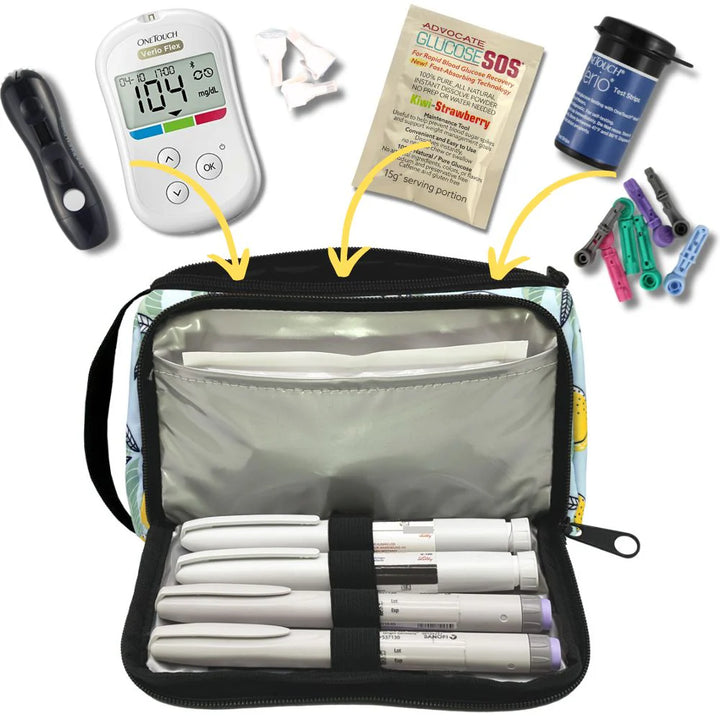 Isoliertes Diabetes INSULIN PEN ETUI "LEMON"