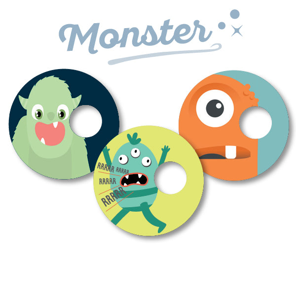 Libre3-Sensor-Sticker Set-Monster