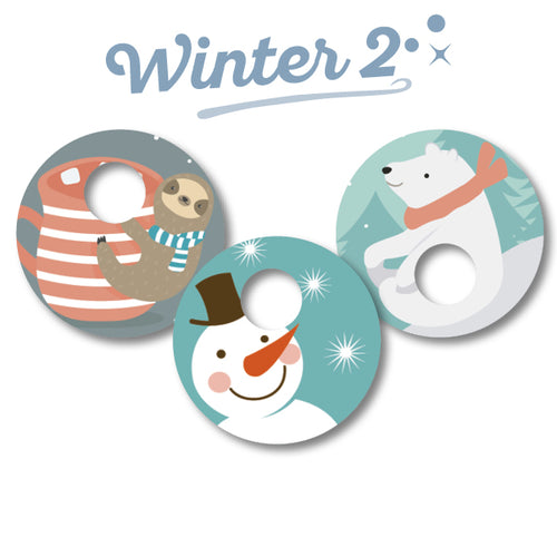 Freestyle Libre 3 Sticker Set "Winter 2"