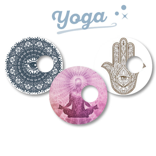 Freestyle Libre 3 Sticker Set "Yoga"