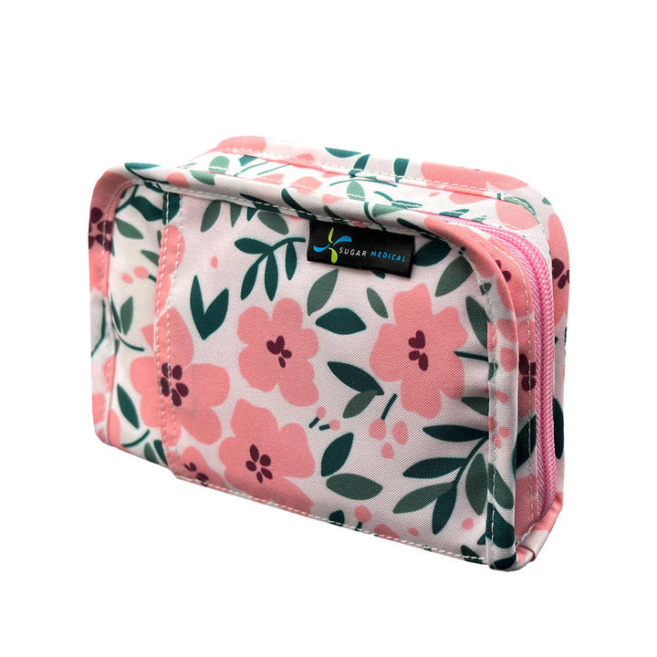 Diabetes accessory bag "Luna Floral"