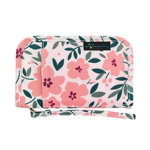 Diabetes accessory bag "Luna Floral"