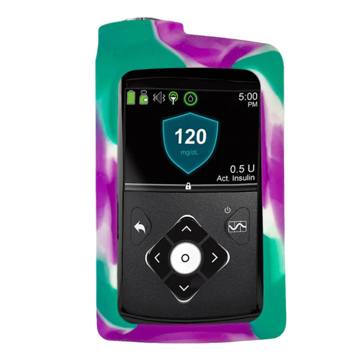 MEDTRONIC Silikonhülle Lila Türkis