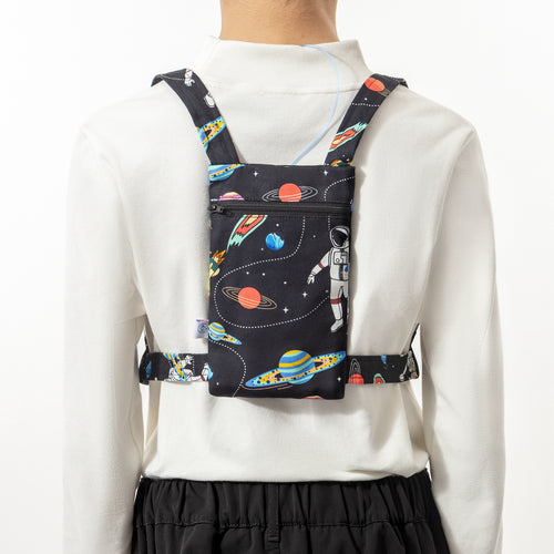 NEU: Insulinpumpenrucksack für Kinder mit Platz für CGM Reader/Handy ''Universum''