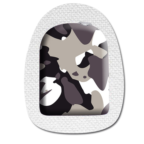 Omnipod Sticker "Camouflage Grau"