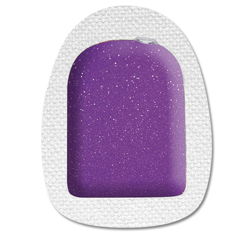 Omnipod Sticker "Glitzer Lila"