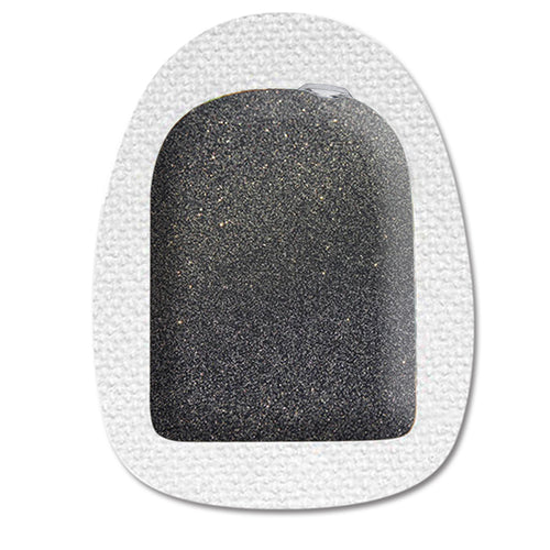 Omnipod Sticker "Glitzer Black"