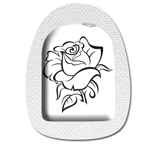 Omnipod 5 + DASH Sticker "Rose"