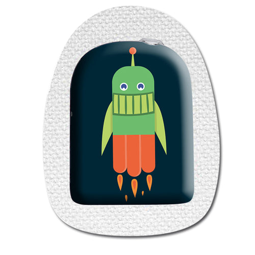 Omnipod Sticker "Rakete"