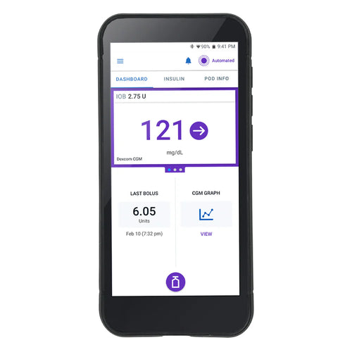 Omnipod® 5 Case mit Kamera Cutout - Schwarz