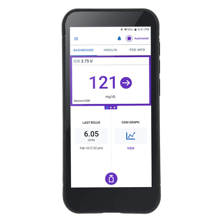Omnipod® 5 Case mit Kamera Cutout - Schwarz