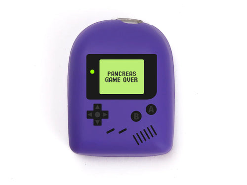 Omnipod Cover ''Game Over - Amethyst''