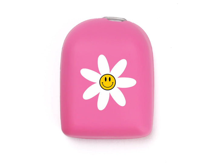 Omnipod Cover ''Happy Daisy - Barbie Pink''