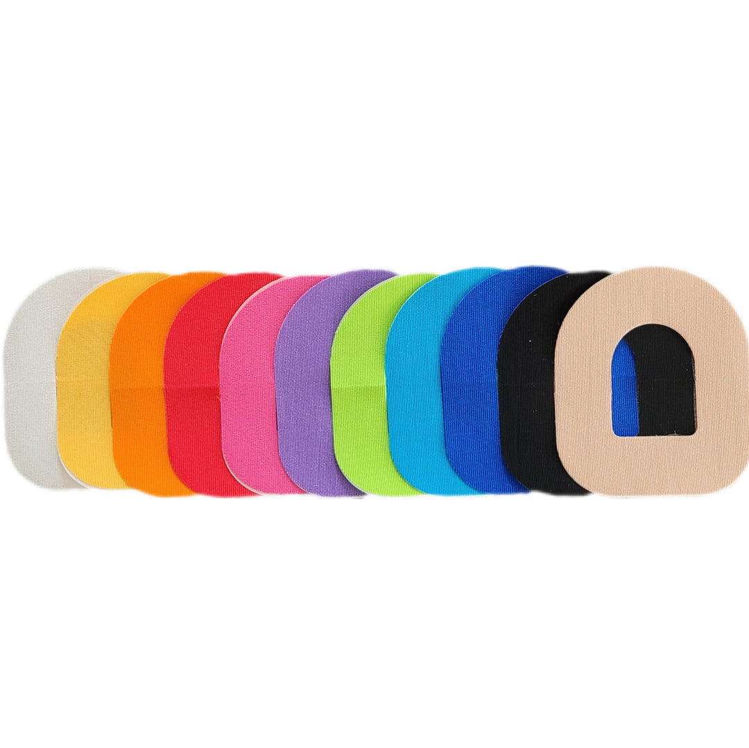 Wasserfeste antiallergische bunte Regenbogen Omnipod Tapes für Omnipod, Omnipod 5 und Ominpod DASH