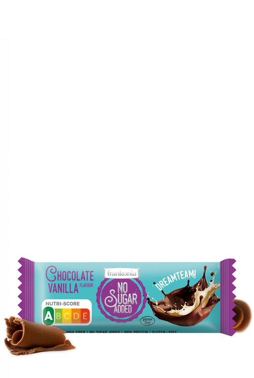 Chocolate VANILLA protein bar - WITHOUT sugar - only 5.5g carbs/bar