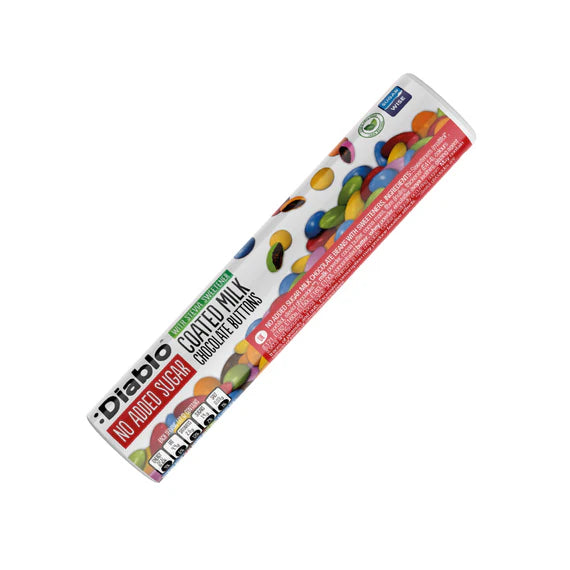 Diablo zuckerfreie Schokolinsen (22g) -nur 1,2g anrechenb.KH