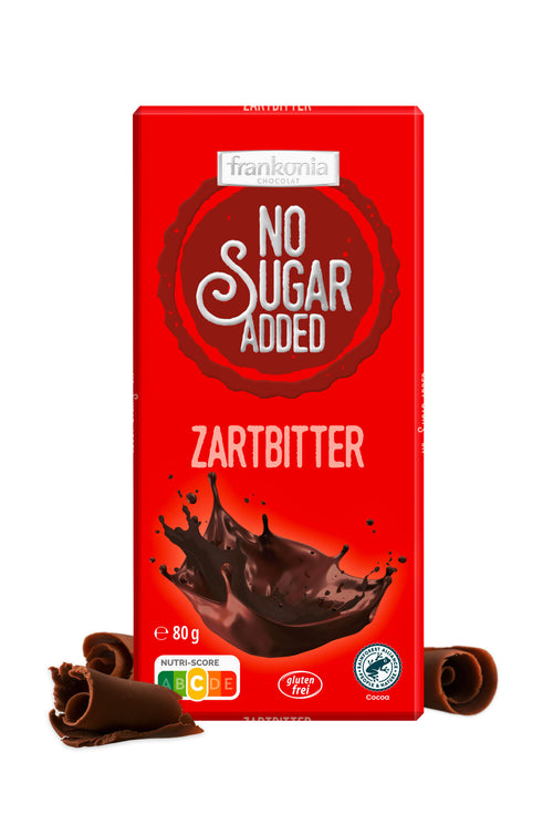 DARK chocolate - WITHOUT sugar - only 4g carbs/100g