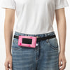 Pump case "Pastel" for insulin pumps: insulin pump case with viewing window and flexible belt, for insulin pump and CGM reader