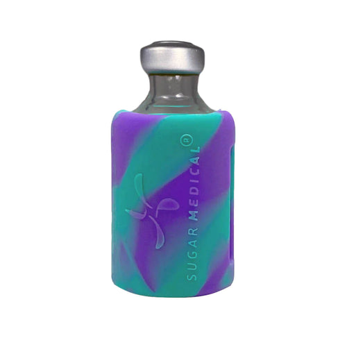 Insulin Ampoule Silicone Cover (10ml) Turquoise/Purple