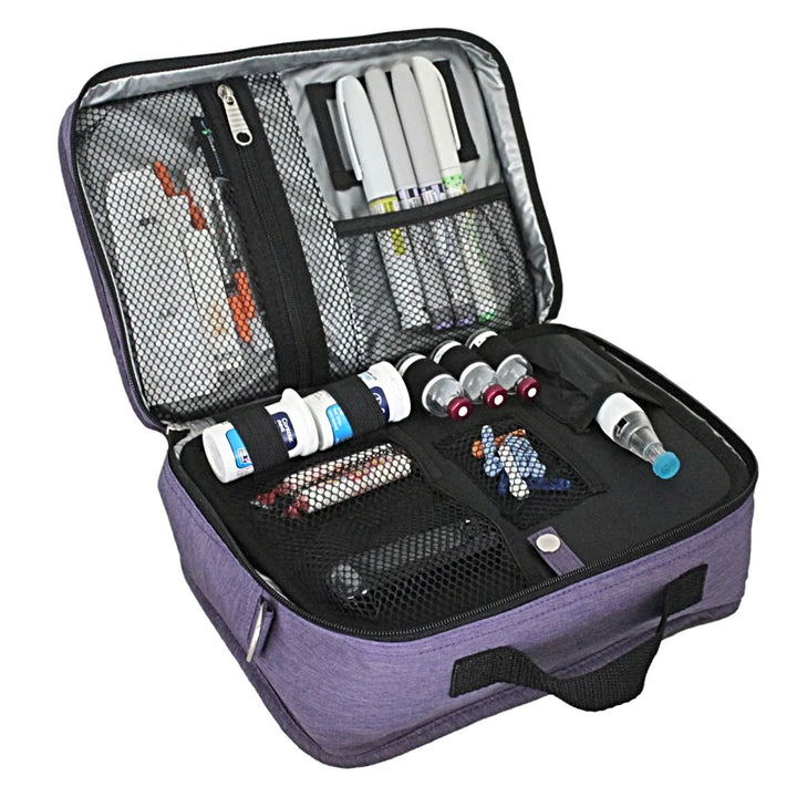 Sugar Medical Diabetes Travwelbag- Reisetasche "Purple"